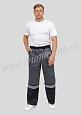 Брюки рабочие мужские с СОП арт. Р-07-190-ГР - 1