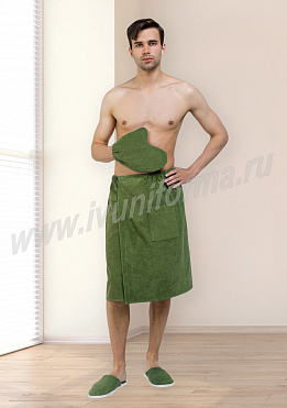 Комплект мужской для сауны арт. ДТ-36-02-МХР