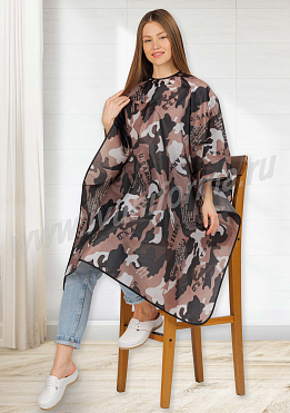 Пеньюар для парикмахера унисекс арт. УН-45-03-ТАФ